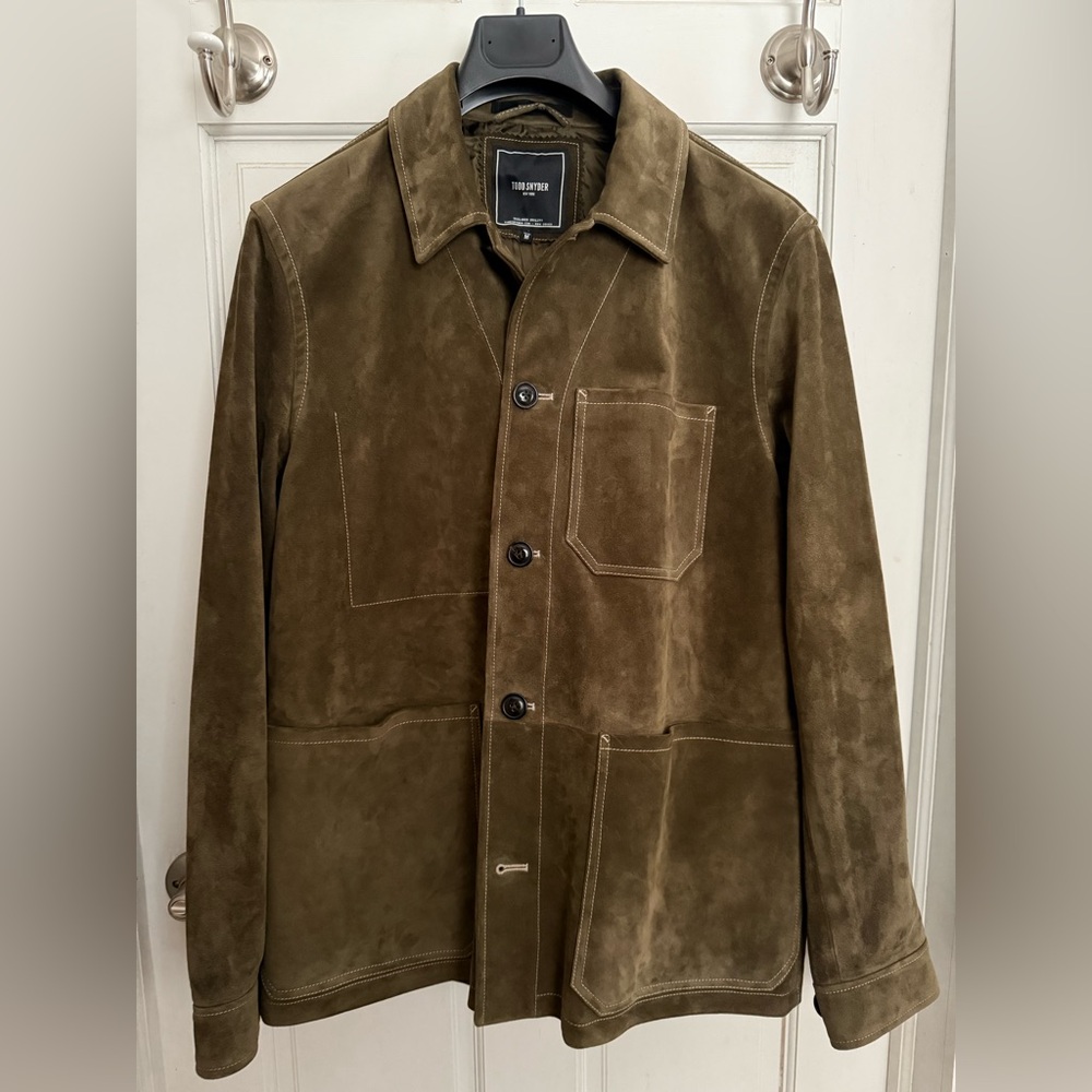 Todd Snyder Suede Chore Jacket - Made in Italy
